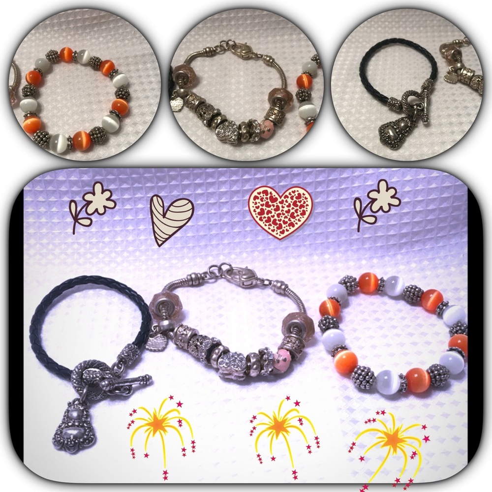 ✔️ 🔸🔸🔸🔸Bundle Fashion Bracelets🔸🔸🔸🔸✔️